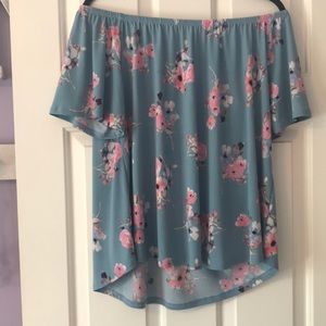 MTS off the shoulder top L